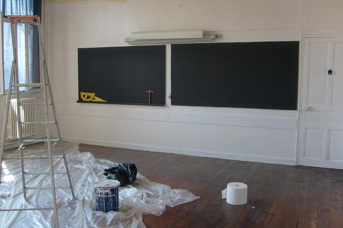 Une salle de classe de troisième (peinture)